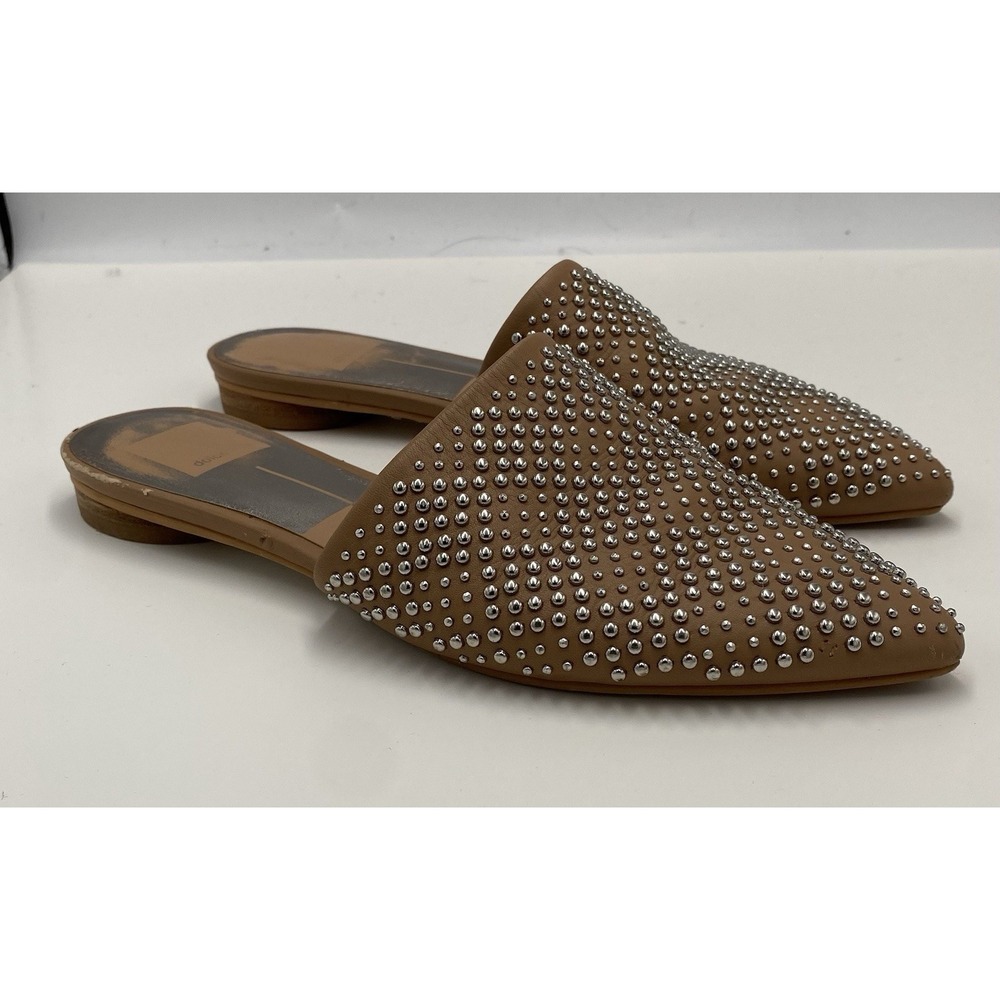 Dolce Vita Women's Elva Slide Mary Jane‎ Flats Tan Size 6